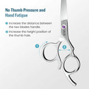 ULG ULG Hair Shears, Professional Haircut Scissors 6.5 inch