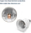 JACKYLED E12 to E26 E27 Adapter Chandelier Light Socket