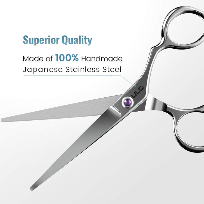 ULG ULG Hair Shears, Professional Haircut Scissors 6.5 inch