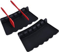 ULG 2PCS Silicone Utensil Rest with Drip Pad 6 Slots Heat