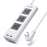 JACKYLED Power Strip Surge Protector with USB Flat Plug 9.8ft Extension Long Cord