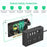 JACKYLED Portable Multi-Plug Power Strip with 3 USB Ports and 3 Wide AC Outlets