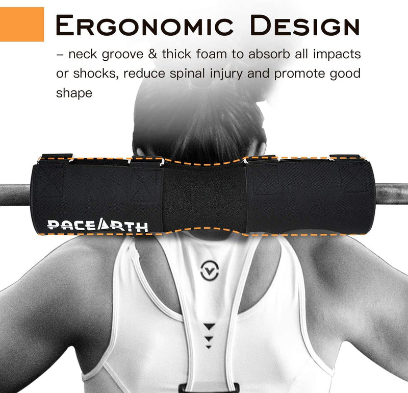 PACEARTH Barbell Pad for Hip Thrust, Standard Barbell Protective Foam, Squat Bar Pad