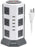 JACKYLED 5 USB 12 Outlet Power Strip Tower