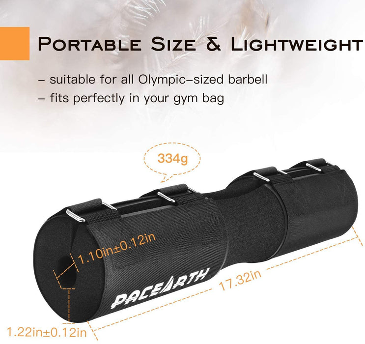 PACEARTH Barbell Pad for Hip Thrust, Standard Barbell Protective Foam, Squat Bar Pad