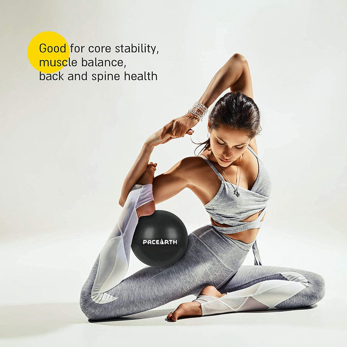 PACEARTH Small Exercise Ball, 9 inch Pilates Ball