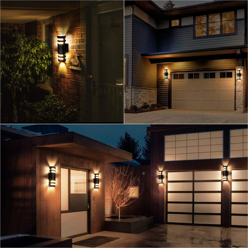 Outdoor Wall Light Fixtures with ETL Certified 2 Pack, JACKYLED