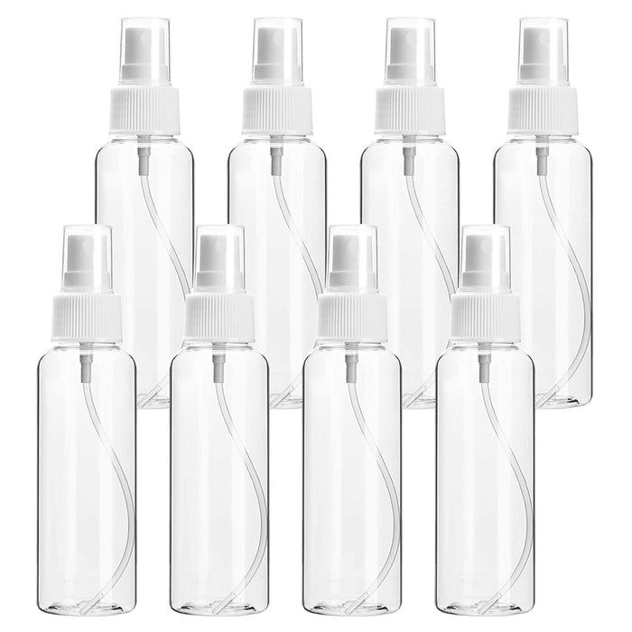 ULG Clear Spray Bottles, (3.38oz/100ml) Small Fine Mist Spray Bottle