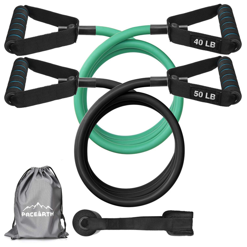 Resistance Bands Set with Upgraded Door Anchor PACEARTH