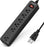 SUPERDANNY Power Strip Surge Protector 6 AC Outlets