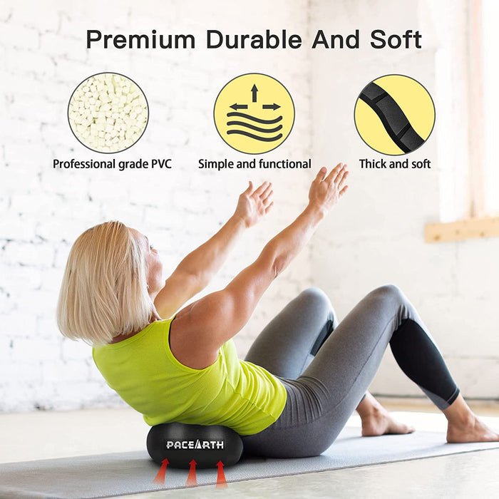 PACEARTH Small Exercise Ball, 9 inch Pilates Ball