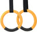 PACEARTH Gymnastic Rings 1100lbs Capacity with 14.76ft Adjustable Buckle Straps