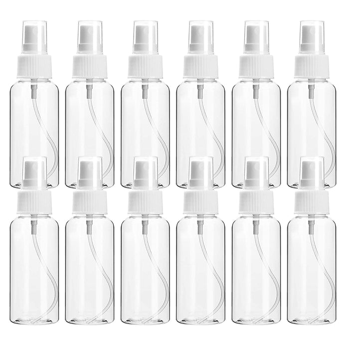 ULG Clear Spray Bottles, ( 2.7oz/80ml ) Small Fine Mist Spray Bottle