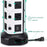 JACKYLED Power Strip Tower 14 Outlet Plugs with 4 USB Slot 3000W