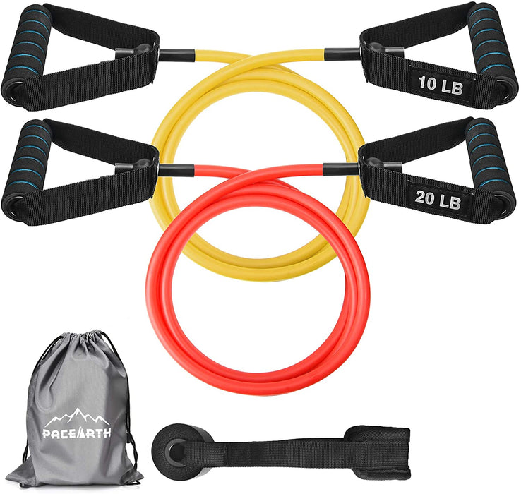 Resistance Bands Set with Upgraded Door Anchor PACEARTH