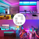 L Shape 4-Pin LED Connectors 10-Pack JACKYLED