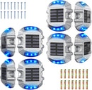 JACKYLED Solar Dock Lights Long Service Time 8-Pack