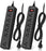 SUPERDANNY Power Strip Surge Protector 6 AC Outlets