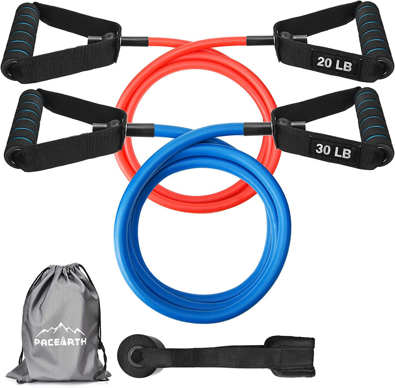 Resistance Bands Set with Upgraded Door Anchor PACEARTH