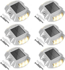 Upgraded Solar Driveway Markers with Switch JACKYLED  6-Pack