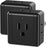 Multi Plug Outlet Extender Wall Power Tap Expander, SUPERDANNY 2 Prong/3 Prong